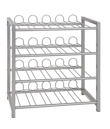 HAKU Möbel Weinregal alu 54 x 31 x 60 cm von HAKU Möbel