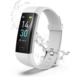 LEBEXY Fitness Tracker S1 mit Pulsmesser, Schlafüberwachung, IP68 wasserdicht, Benachrichtigungen, 16 Sportmodi, USB-Ladung, für Android iOS