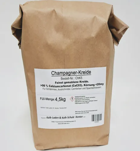 Echte Champagner-Kreide, 4,5 kg im Beutel