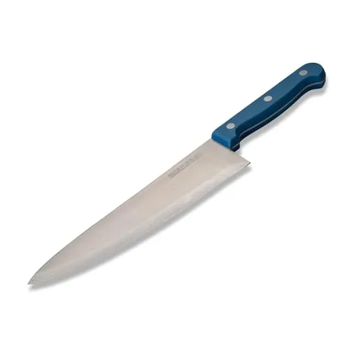 Fackelmann Kochmesser – 32 cm, Professionelles 20 cm Edelstahlklinge mit ergonomischem Griff für präzises Schneiden, Hacken & Wiegen, Reinigung per Hand