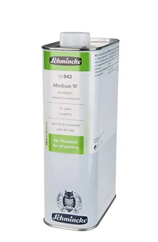 Schmincke Ölfarbe Medium W Hilfsmittel 1000 ml Kanister - Hochwertiges Öl-Hilfsmittel im praktischen 1000 ml Kanister, ideal für kreative Bastelprojekte und vielseitige Anwendungen.