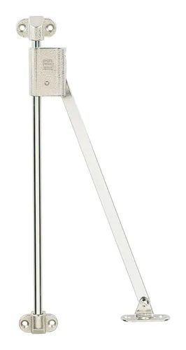 Hettich Klappenhalter 16173 vernickelt für Holzfronten in weiß von Hettich