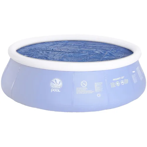 Solarabdeckplane Pool Solarfolie 250cm - Runde Poolabdeckung für effektive Solarheizung, ideal zur Überwinterung und für Quick-Up-Pools. Aus robustem PVC und in ansprechendem Blau.