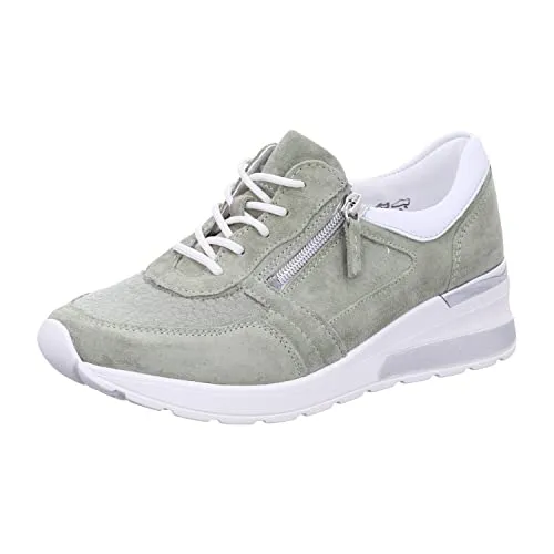 Waldläufer 939H01 306 Order GIRAFFESTR. Porto Minze Weiss Gr. 40.5 - Wanderschuhe aus hochwertigem Echtleder, ideal für Damen, mit robustem Rauleder für optimalen Komfort und Halt.