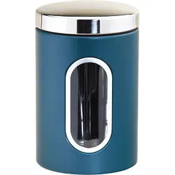 MICHELINO Edelstahl Aufbewahrungsdose Lebensmitteldose Vorratsdose Serie Nora Petrol 2,5 L - Petrol