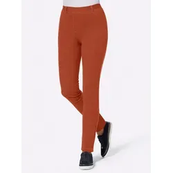 Sieh an! Jerseyhose komfortabel in Orange-Rot, Größe 20
