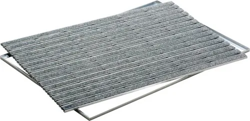 ACO Indoor Alu Schuhabstreifermatte hellgrau, 60 x 40 cm - Tür- & Bodenmatten, hochwertige Alu-Matte für effektive Schmutzaufnahme und langlebigen Einsatz im Innenbereich.