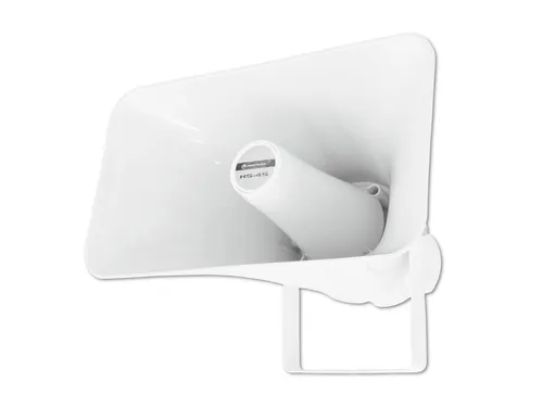 OMNITRONIC HS-45 Druckkammerlautsprecher - Wetterfester Druckkammerlautsprecher für Außenanlagen, ideal für Sportplätze und Open-Air-Veranstaltungen, kratz- und stoßfest mit IP44 Schutz.