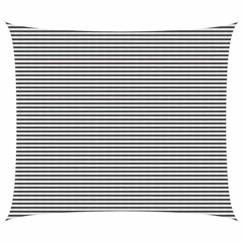 vidaXL Sonnensegel Anthrazit und Weiß 6 x 7 m HDPE