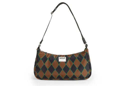 Wouf Studio Schultertasche 34 cm - Stilvoll und Praktisch - Elegante Wouf Studio Schultertasche in Braun, 34 cm groß, ideal für den täglichen Gebrauch. Mit durchdachtem Design bietet sie ausreichend Platz für Ihre Essentials.