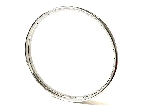 Chrom-Felge 1,50 x 17 Zoll – passend für Mofa, Moped, Mokick, KKR – 36 Loch Felgenring – Ersatzfelge für Kreidler K54 Florett RS, Zündapp KS GTS C 50, Eiertank u.v.m.