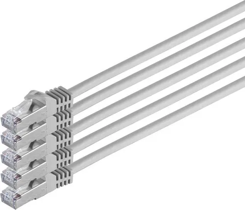 RJ45 Patchkabel m. CAT 7 Rohkabel PIMF 1m