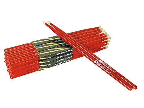 Sticks & Besen Rot von Dimavery