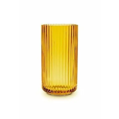 Lyngby Porcelæn Glasvase H 15,5 cm, amber in orange von DANMARK LYNGBY