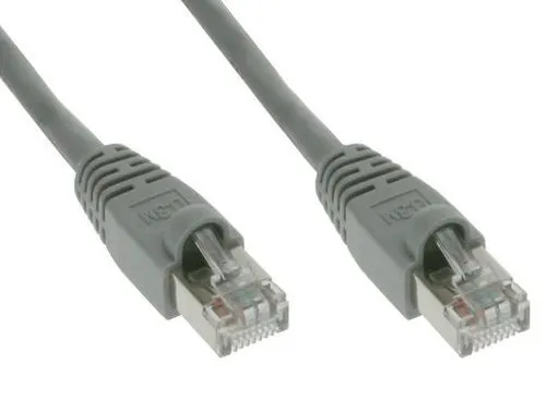 Netzwerkkabel Patchkabel CAT5e S-FTP RJ45 grau 0,30m