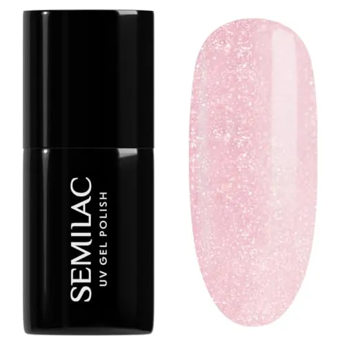 Semilac UV Nagellack 164 Pink Crystals 7ml Kollektion My Story