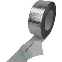 Scorprotect Alu Klebeband 48 MM X 50 M Mit Glasgelege Für Rohrisolierung Lamellenmatten Alukaschiert