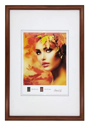 IDEAL TREND Eco Kunststoff Bilderrahmen Wanddeko Collage Poster Bilder Foto Rahmen: Farbe: Braun | Format: 20x30