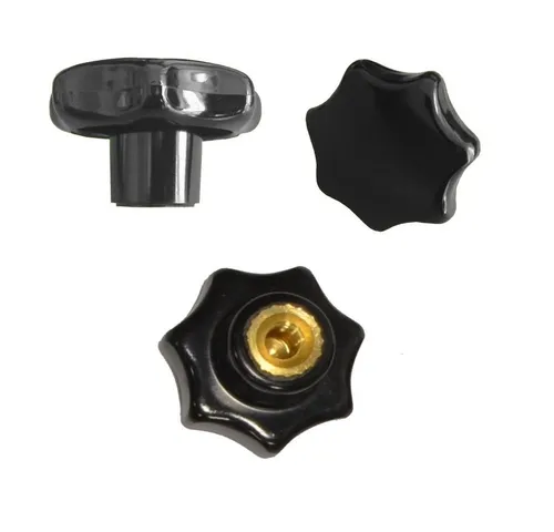 Walter Bethke GmbH & Co. KG Anhänger 10 Stück Sterngriffmutter - M4 Ø 20 mm - DIN6336 K - Messinggewinde