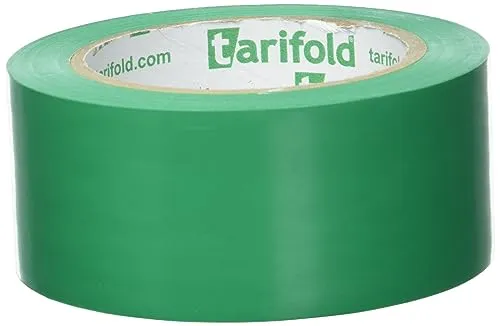 Tarifold D 197705 Klebeband, selbstklebend, für den Boden, Sicherheit, Grün, Rolle 50 mm x 33 m, 50 mm x 33 m