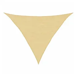furnicato Sonnensegel Dreieck 2,5 x 2,5 x 3,5 m Sand