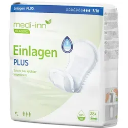 Medi-Inn Inkontinenz-Einlagen PLUS, 3 Tropfen, Unisex-Passform, weiß 1 x 28 Stück