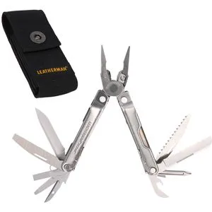 Multitool REBAR Edelstahl, 17-in-1 Multifunktionswerkzeug von Leatherman