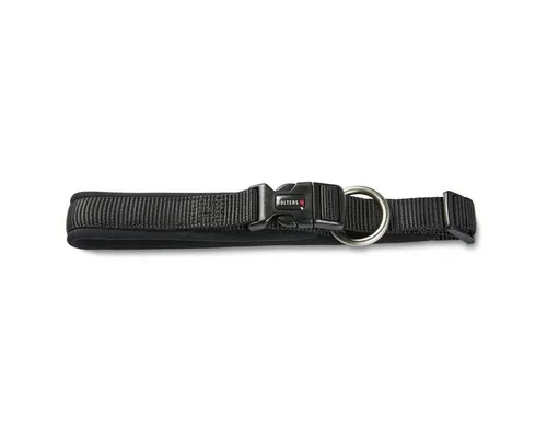 Wolters Hunde-Halsband Professional Comfort Extra Breit Schwarz - Verstellbares, extra breites Hundehalsband aus robustem Nylon und weichem Neopren für optimalen Tragekomfort. Waschbar bei 30°C und mit stabilen Schnellverschlüssen für einfaches An- und Ablegen.