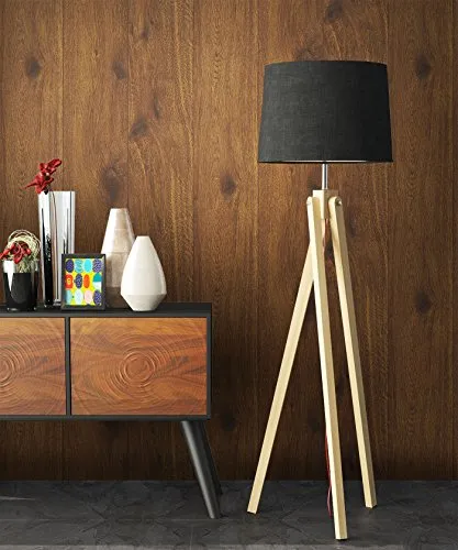 Holz-Muster-Tapete Vlies Braun Edel | schöne edle Tapete im Holzwand-Design | moderne 3D Optik für Wohnzimmer, Schlafzimmer oder Küche inkl. Newroom-Tapezier-Profibroschüre mit super Tipps!