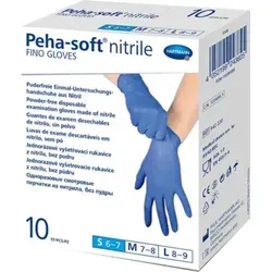 PEHA-SOFT nitrile fino Unt.Hands.unsteril pf S 10 St