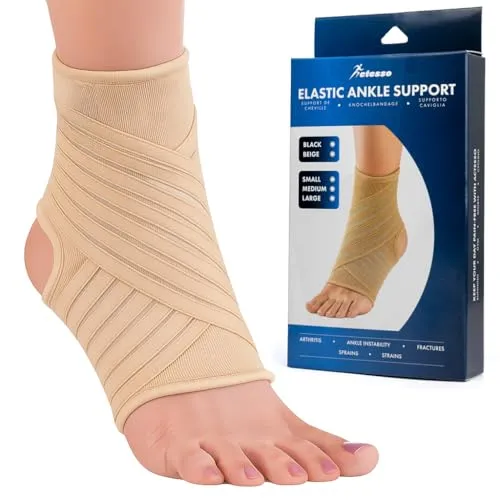 Actesso Knöchelbandage Sprunggelenkbandage für Sport & Alltag