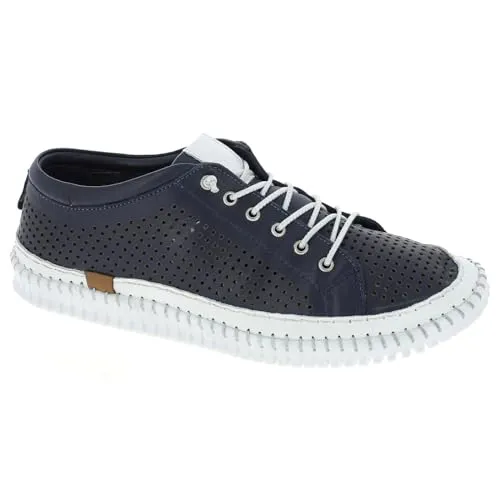 Damen Sneaker in Blau – Bequeme und moderne Schuhe - Sneaker für Damen, hergestellt aus hochwertigen Materialien und mit flexibler Sohle für optimalen Tragekomfort. Ideal für den Alltag und vielseitig kombinierbar.