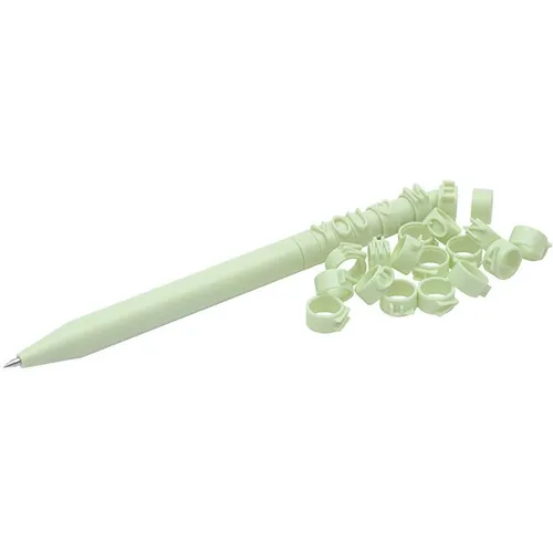 WEDO Kugelschreiber LetterPen PUZZLE grün Schreibfarbe blau, 2 St.