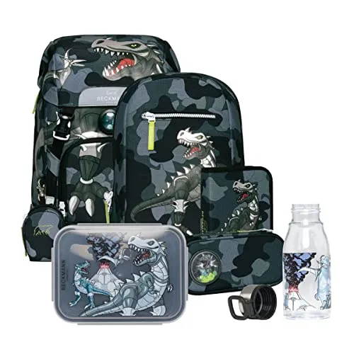 Beckmann Classic Schulranzen Set 8tlg. (Camo Rex)