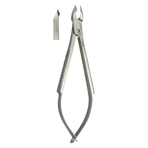 Excellent Solingen Federhautzange 12 cm, Schneide 6 mm - Präzise Federhautzange für die Nagelhautpflege, ideal für ein sauberes Ergebnis. Ergonomisches Design sorgt für sicheren Halt und komfortable Anwendung. Hochwertige Verarbeitung für langanhaltende Leistung.