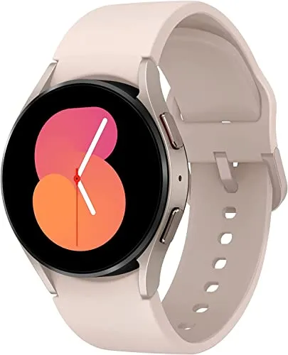 SAMSUNG Galaxy Watch5 40 mm Bluetooth Roségold - Smartwatch mit Schlafanalyse und robustem Saphirglas-Display. Ideal für Fitness und Alltag – misst Herzfrequenz und Körperzusammensetzung.