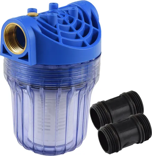 Agora-Tec® Vorfilter Wasserfilter für Hauswasserwerk klein 8bar