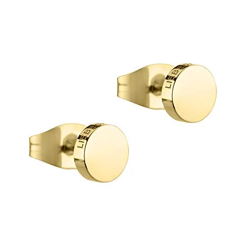 Liebeskind Berlin Ohrstecker 0,5 cm aus Edelstahl in gold von Liebeskind Berlin