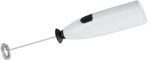 Fackelmann Milchaufschäumer, weiß - Milchaufschäumer für perfekten Cappuccino und Latte Macchiato, einfach in der Handhabung und ideal für Kaffeeliebhaber.