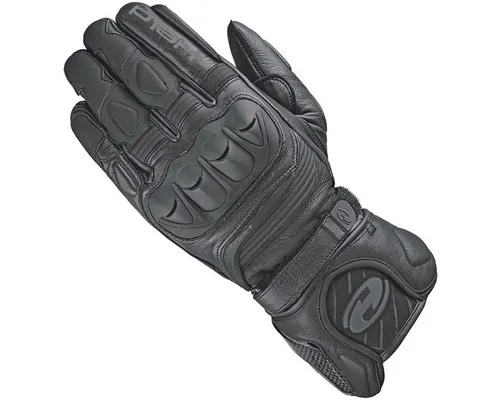 Held Revel II Sporthandschuh schwarz - Motorradhandschuhe mit EN 13594:2015 Zertifizierung, atmungsaktiv und optimal geschützt durch Carbon-Aramid-Kohlehybrid-Schale für Sicherheit und Komfort.