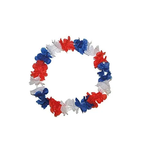 NEU Hulakette Frankreich, GB, USA, rot-weiß-blau