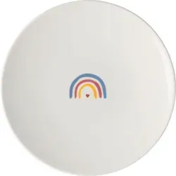 Villeroy & Boch Frühstücksteller With Love, Weiß, Keramik, Regenbogen, rund, 2.5 cm, stoßfest, robust, stapelbar, Essen & Trinken, Geschirr, Teller, Kuchenteller
