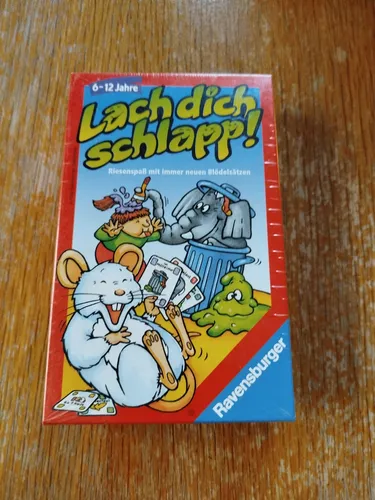 Ravensburger 23087 - Lach Dich schlapp - Gesellschaftsspiel für die ganze Familie, sorgt für jede Menge Spaß und Lachen in nur 20 Minuten Spielzeit.