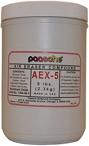 Paasche Airbrush AEX-5-240 Aluminum Oxide Abrasive, 240 Grit