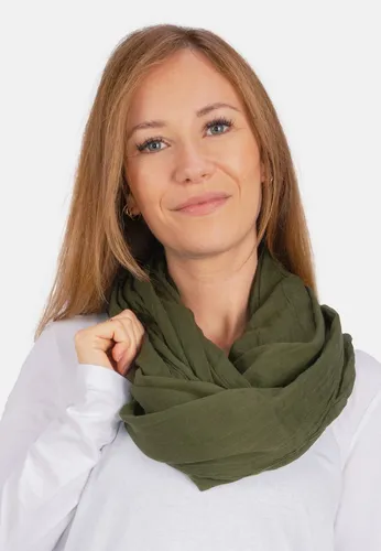 Seasons of April Loop Loop Carina Uni, Leichter & weicher Damen Loop Schal Schlauchschal in uni Farben