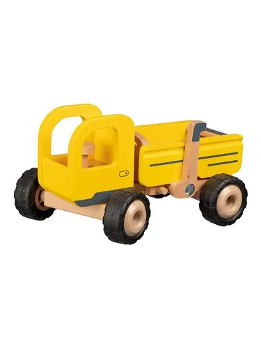 Gollnest & Kiesel Kipper - Robuster Holz-Muldenkipper für Kinder - Lastwagen für Kinder, 25 x 17 x 14,5 cm, ideal für kreatives Spielen und fördert die motorischen Fähigkeiten.
