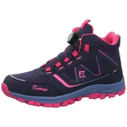 Kastinger WENGER MID XT KTX Wanderschuh, dk Navy/Daisy pink, 39 EU - Wanderschuhe für Kinder mit K-SPIN-Technologie für optimalen Halt. K-TEX-Membran schützt vor Wetter und sorgt für Feuchtigkeitsableitung, während die K-Grip-Außensohle sicheren Halt bietet.