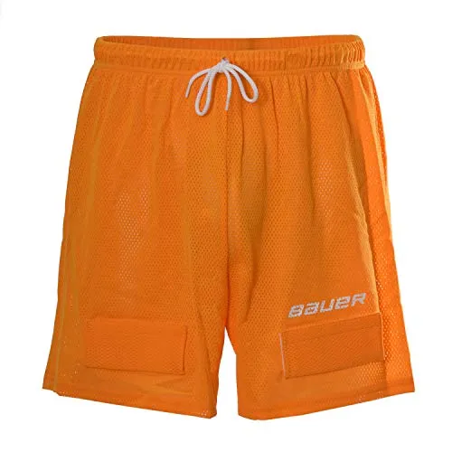 Bauer Kinder Jock Shorts Mesh - Senior, Gelb, S, 1039245