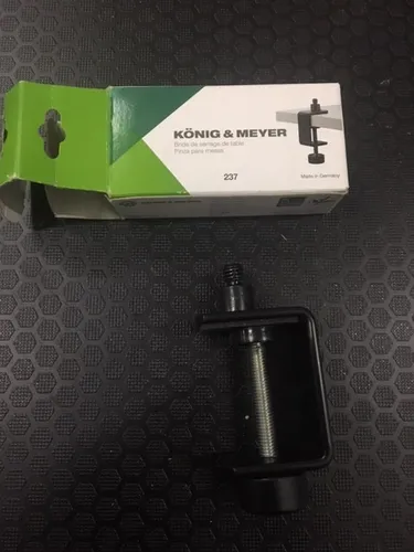 K&M Tischklemme Model 237 optimal für Schwanenhals oder Funk Padles - Brand New!