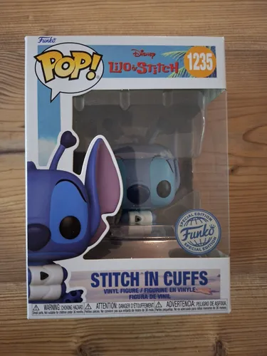 Disney Lilo & Stitch - Stitch in Cuffs 1235 Special Edition - Funko Pop! Vinyl F